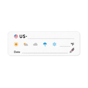 Postkruising-ID US America Weather Date ラ ル Etiket