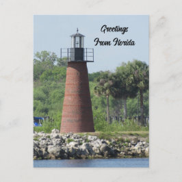 Postkruising Lighthouse Lake Tohopekaliga Florida Briefkaart