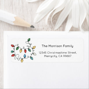 Postlabels, Kerstlabels, Adreslabels Etiket