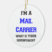 postmaatschappij keramisch ornament (Links)