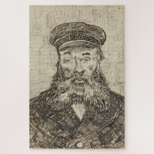 Postman Joseph Roulin (Sepia Sketch) (van Gogh) Legpuzzel