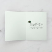 Postman Kerstmis Custom Feestdagen Kaart (Binnen)