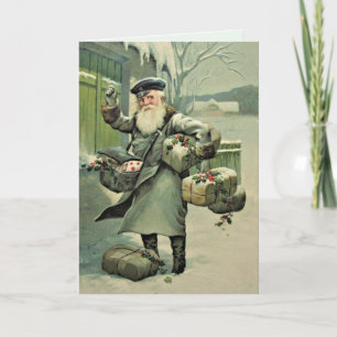 Postman Kerstmis Custom Feestdagen Kaart