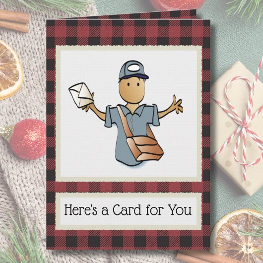 Postman Merry-Kaart voor kerstmis van klant Kaart