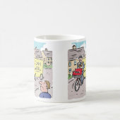 Postman met Junk Mail Cartoon. Koffiemok (Center)