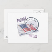 Postmark Duluth 55812 Briefkaart (Voorkant / Achterkant)