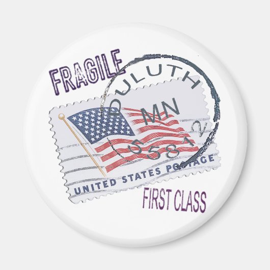 Postmark Duluth 55812 Magneet (Voorkant)