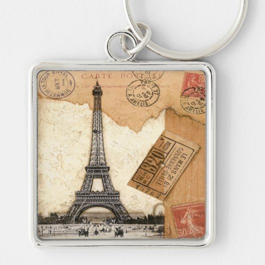 Postmark, Parijs Sleutelhanger (Voorkant)