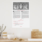 Postmassaevangelie en het Afblazen van de serverpo Poster (Keuken)