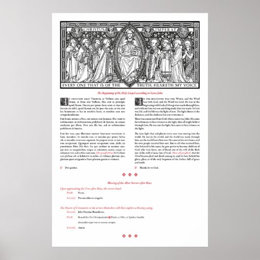 Postmassaevangelie en het Afblazen van de serverpo Poster (Voorkant)