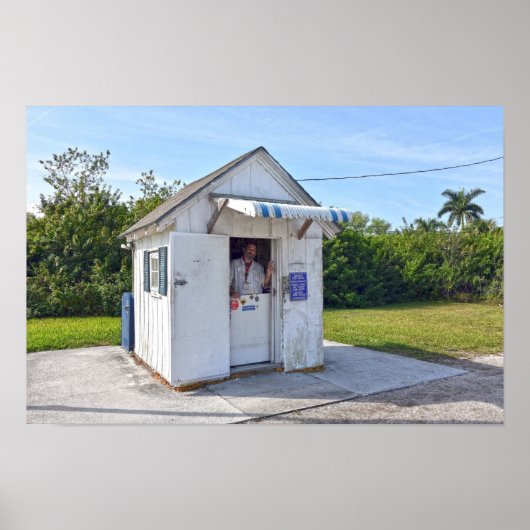 Postmaster Don in Ochopee, Florida Poster (Voorkant)