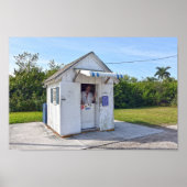 Postmeester Don in Ochopee, Florida Poster (Voorkant)