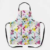 Postmodern Memphis Stijl Patroon Schort (Voorkant)