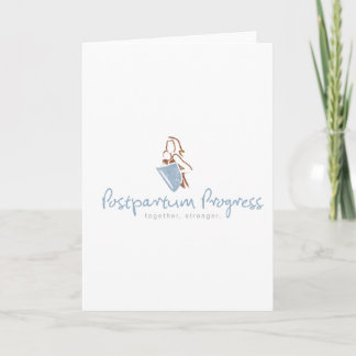 Postpartum Progress® Warrior Mom® Stationery Bedankkaart