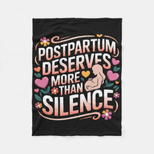 Postpartumdepressie Moeder Mama Materne Geestelijk Fleece Deken