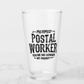 Postpersoneel in ruste, niet langer prioritair glas (Voorkant)