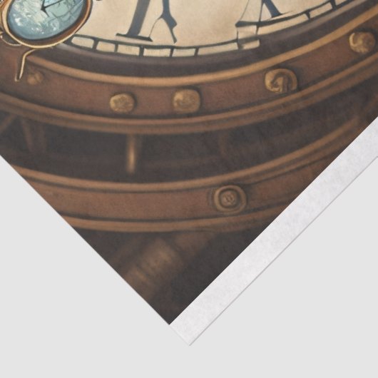 Postpocalyptic Steampunk Man v12 Tissuepapier (Detail)