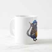 Postpostbode Postbode Postbode Dank u Muis Koffiemok (Voorkant links)