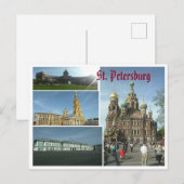 postsaint petersburg briefkaart (Voorkant / Achterkant)