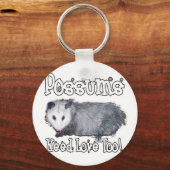 Postsommen hebben ook nog liefde nodig sleutelhanger (Voorkant)