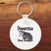 Postsommen hebben ook nog liefde nodig sleutelhanger (Voorkant)