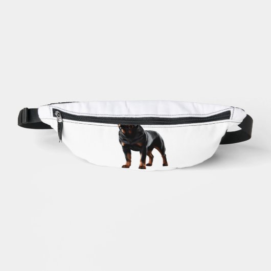 Posture puissante de Rottweiler - Chien corps enti (Recto)