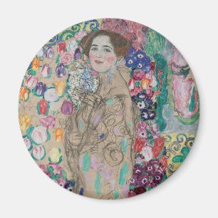 Postuum portret van Ria Munk door Gustav Klimt Magneet