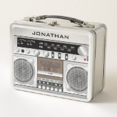  Postvak Aangepaste naam Postvak  retro Boombox (Voorkant)