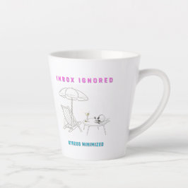 Postvak IN genegeerd, stress geminimaliseerd Latte Mok