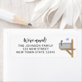 Postvak Vlinder Retouradres Etiket (Insitu)