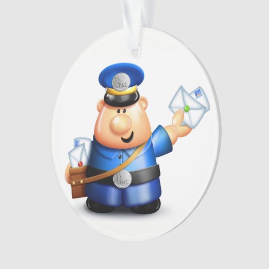 Postvervoerder - Mailman Ornament (voorkant)