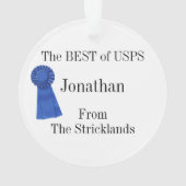 Postvervoerder - Mailman Ornament (achterkant)