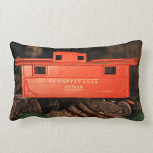Postwar Lionel Trains Caboose Pillow Kussen