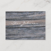 Postwood Grey Visitekaartje (Achterkant)