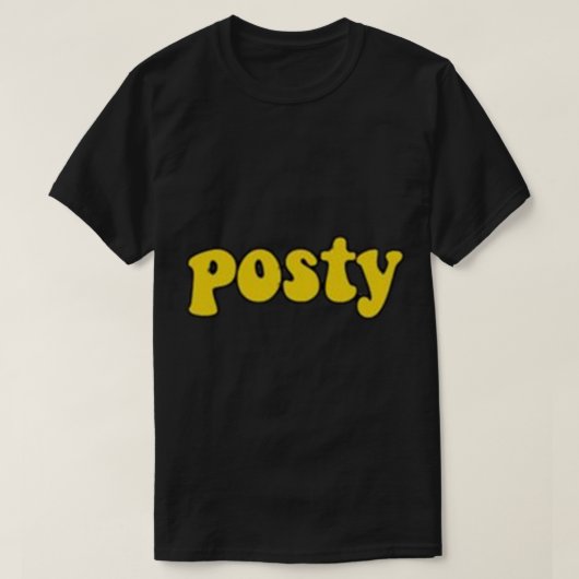 POSTY - POST MALONE Sticker T-shirt (Design voorkant)