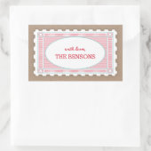 postzegel cadeau Label Sticker (Tas)