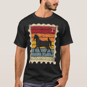Postzegel met een Sunset Paard 5 T-shirt