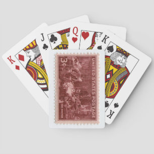 Postzegel spel kaarten van de Verenigde Staten