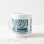 postzegelbeker koffiemok (Voorkant links)