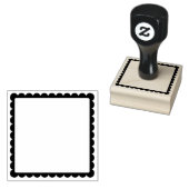 Postzegelgrens Rubberstempel (Gestempeld)