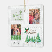  postzegels 2 serie Foto Keramisch Ornament (Links)