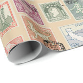 Postzegels Cadeaupapier (Rol Hoek)