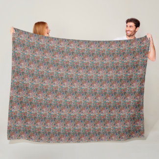 POSTZEGELS FLEECE DEKEN