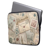 postzegels Laptop Hoesje Laptop Sleeve (Voorkant Links)