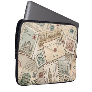  postzegels Laptop Hoesje Sleeve