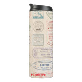   postzegels uit landen thermosbeker (Geroteerd rechts)