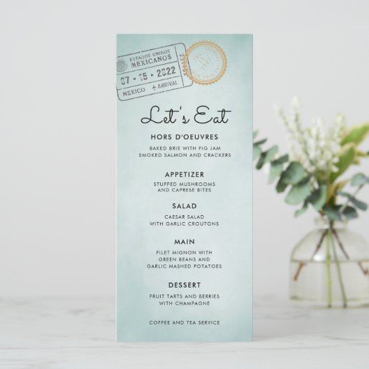 Postzegels voor paspoortannulering | Bestemming Br Menu (Staand voorkant)