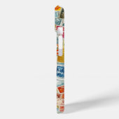 Postzegels Waterverf Case-Mate iPhone Case (Achterkant / Links)