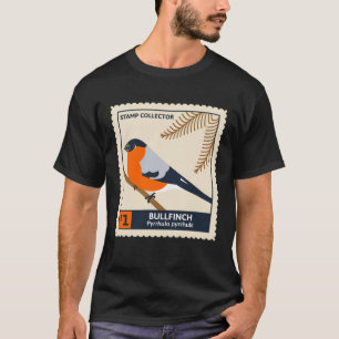 Postzegelverzamelaar Filatelisten Bullfinch Bir T-shirt