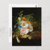 Posy de Fleurs par Rachel Ruysch Carte Postale (Devant / Derrière)